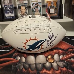 Bob Griese Signed Miami Dolphins Football - JSA Authenticated HOF 90
